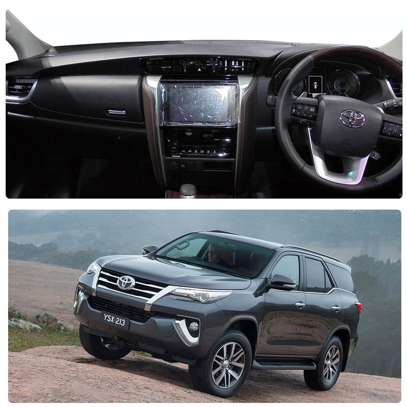 Dashboard Cover Dash Mat for Toyota Fortuner SW4 AN150 AN160 2015- Pad Sunshade Cushion Sunshield Visor Parasol Accessories
