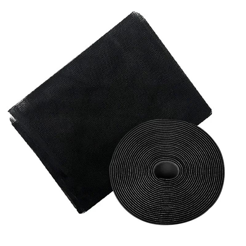 Anti Fly Mosquito Net DIY Self-Adhesive Fly Mosquito Window Mosquito Insect Bug Net Curtains for Window Screen Repair Mesh