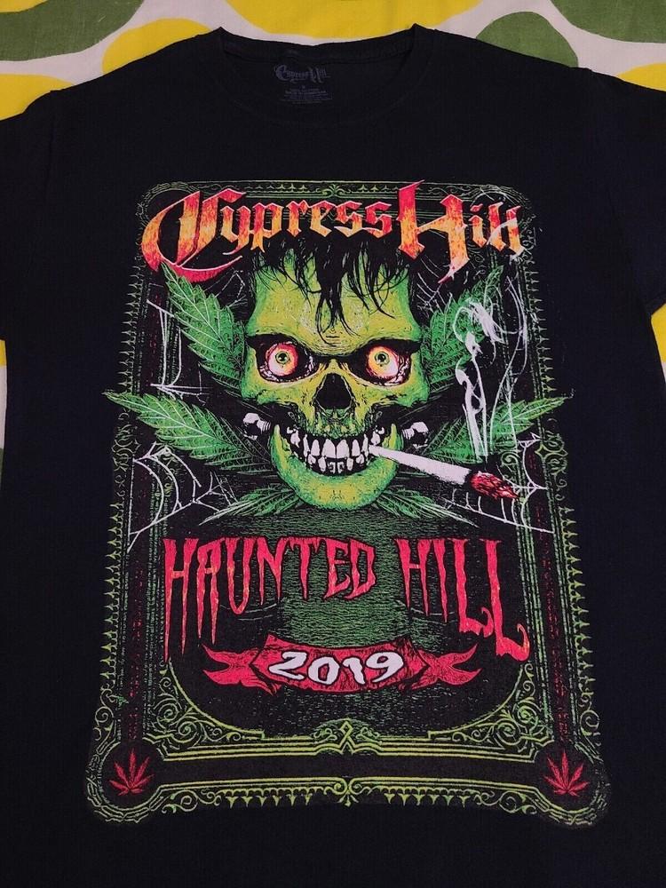 Футболка Cypress Hill Haunted Hill Хлопок Унисекс Все Размеры S-4XL BO921 Унисекс Футболка XXXXL