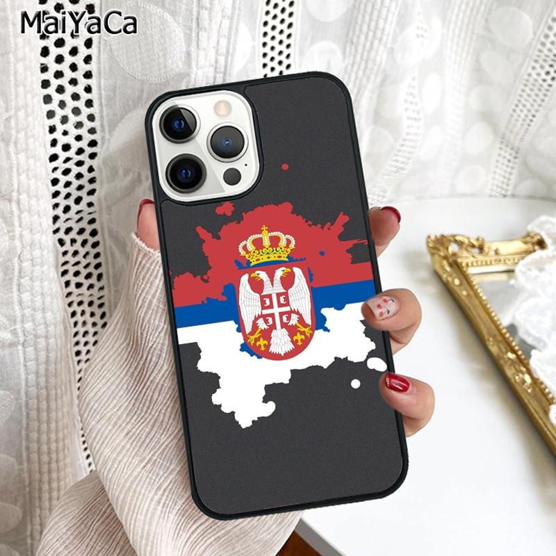 

Serbia Flag Phone Case Cover For iPhone 17 Air 16 16e 15 plus 11 12 13 14 pro max shell coque iPhone 11pro max