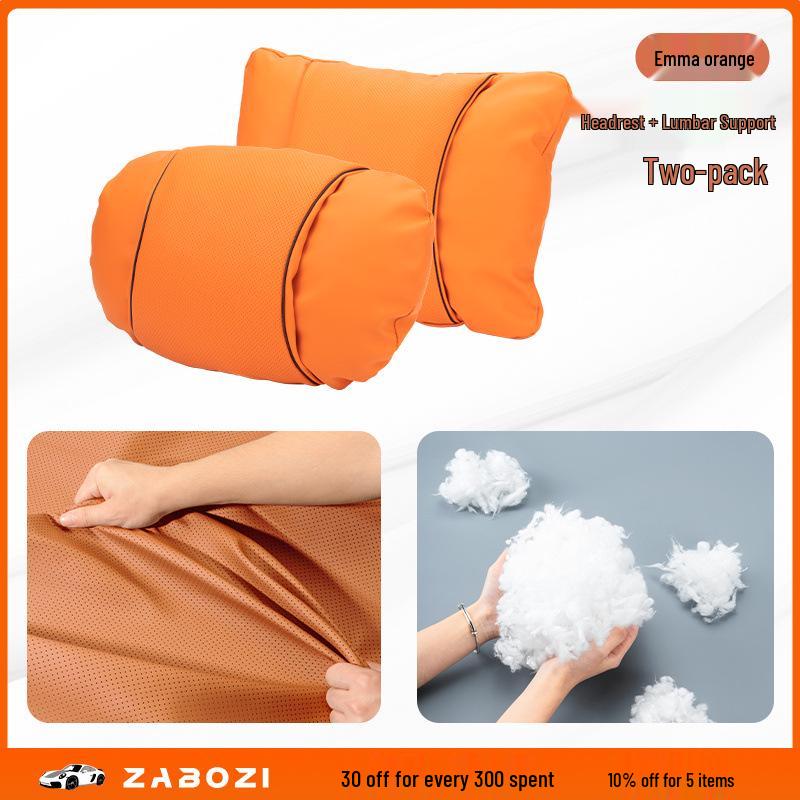 Mercedes-Benz Neck & Lumbar Support Pillow for C-Class, GLC, S-Class, A-Class, GLE, V-Class, EQ