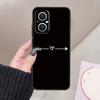 Cute Pretty Little White Heart Funda For OPPO Reno 12 F 11F 13F 14F 10 13 14 15 Pro 7 8 Lite OPPO Find X8 X6 X5 X9 Pro Case