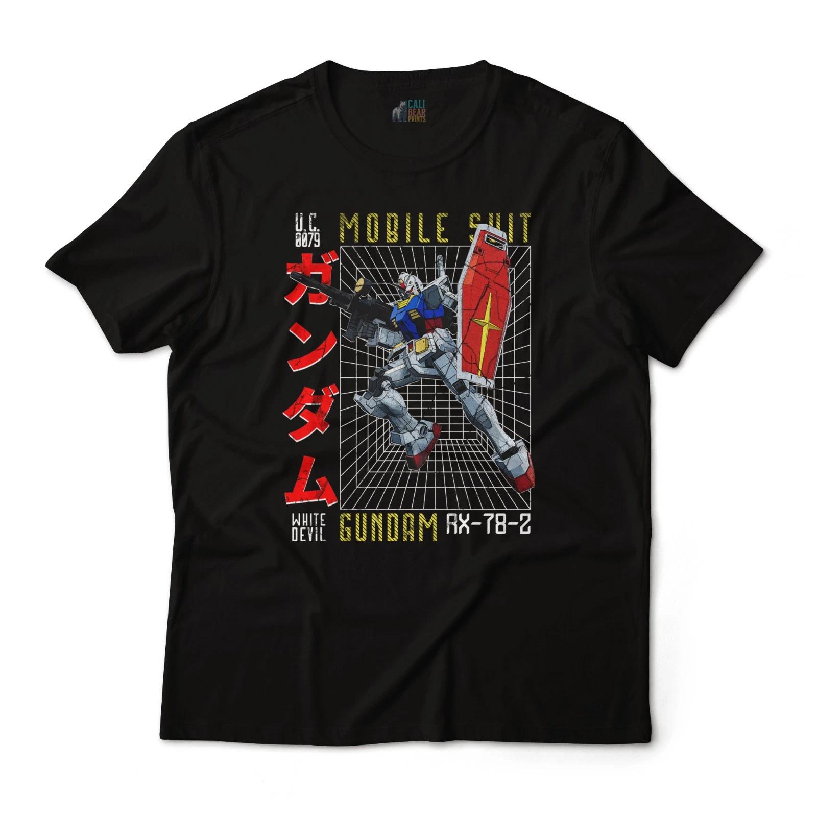 Mobile Suit Gundam RX-78-2 White Devil Anime Graphic T-Shirt - Unisex L