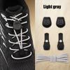 Easy On Off No Tie Shoelaces with Dot Button Quick Lock, Stretch Elastic Laces for All Athletic & Casual, Time-Saving Lazy Laces