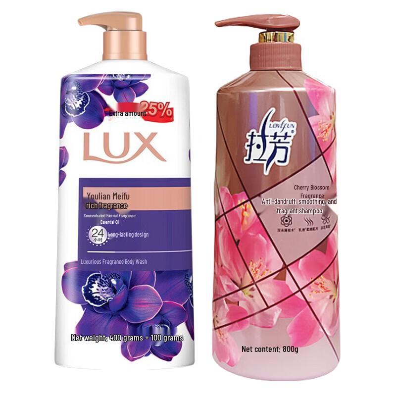 Набор: Гель для душа Lux Enchanting Lotus и Шампунь Lafang