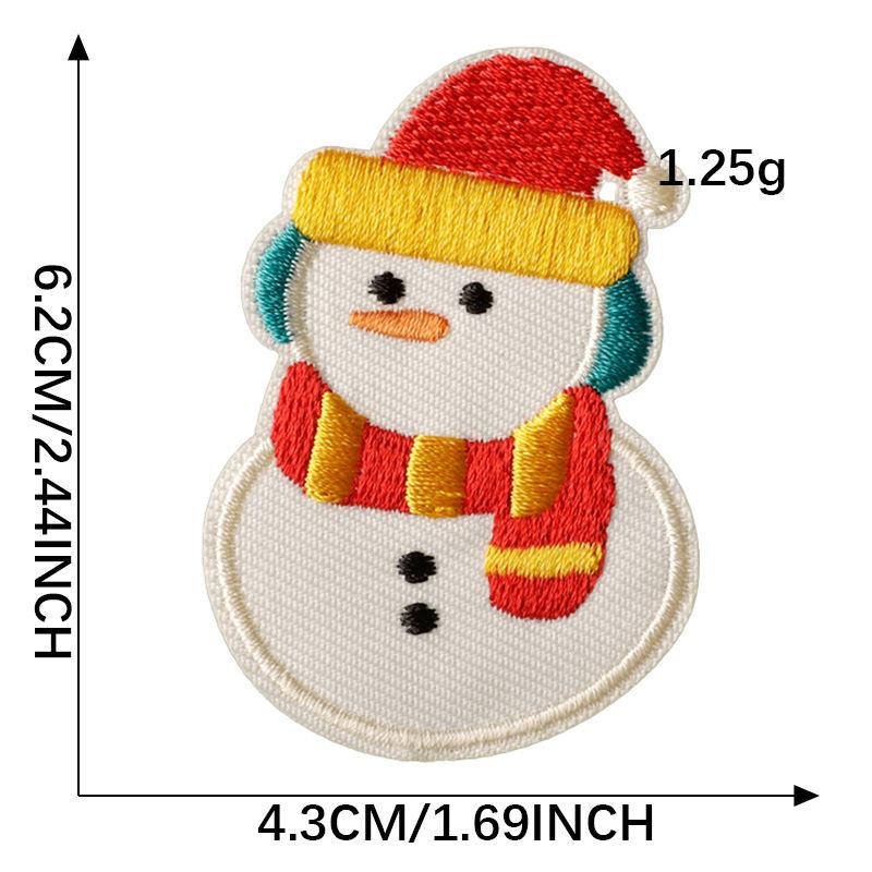 

Вышитая этикетка багажная вышитая нашивка рождественская серия одежда аксессуары нашивка нашивка аксессуар наклейка на ткань 1