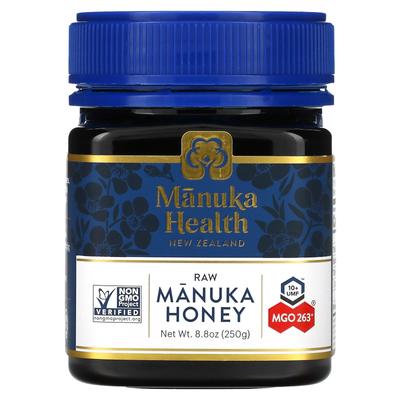 Syrový manukový med, UMF 10+, MGO 263+, 8,8 oz (250 g)