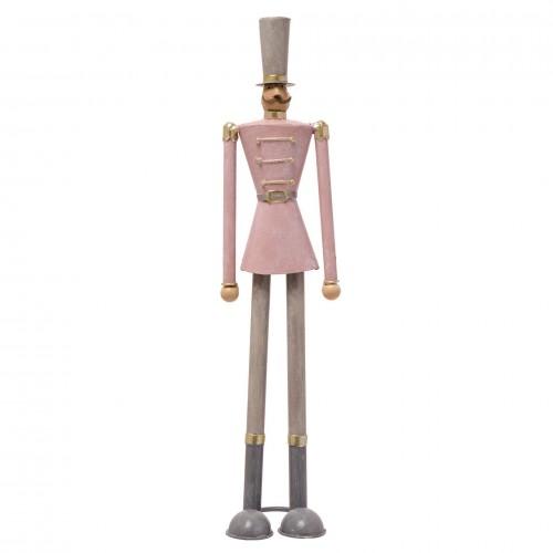 Blush Metal Nutcracker - Small