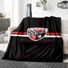 FC Ingolstadt Schanzer Print Flanelldecke Hohe Qualität Warm Bequem Decke für Alle Jahreszeiten Perfekt für Geschenke Heimdeko