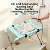 Foldable Pet Grooming Table Non-Slip Pet Grooming Hammock Rust-proof Pet Bathing Stand  Pet Washing