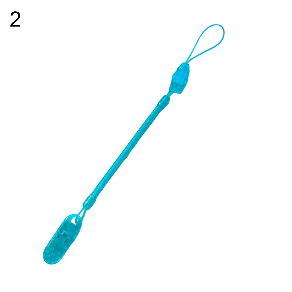 Infant Baby Dummy Pacifier Teether Soother Spring Nipple Clip Chain Strap Holder for Toddler Kids