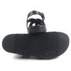 Pristine HERMES Sandals Hercules Black Navy Leather Mens 44 Used
