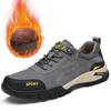 Fashion Suede Leather Men Hiking Shoes Outdoor Trail Trekking Sneakers Men Non-slip Breathable Climbing Shoes Men Mountain Sports Shoes