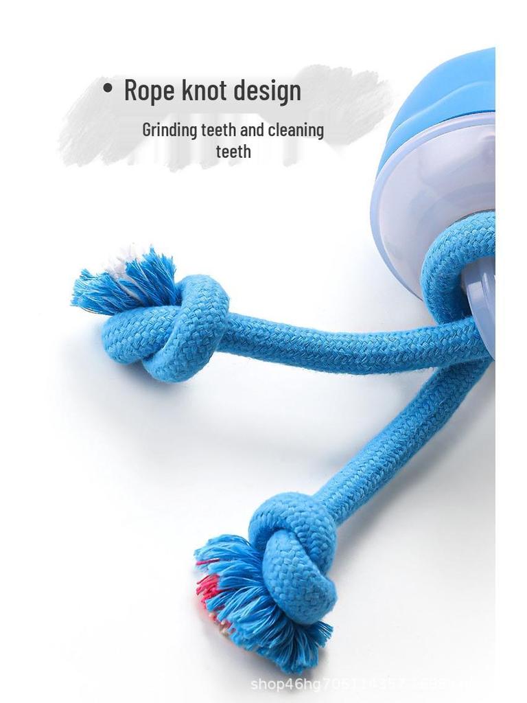 Interactive Dog Toy Ball with Barking Sound & Leash for Small To Medium Dogs