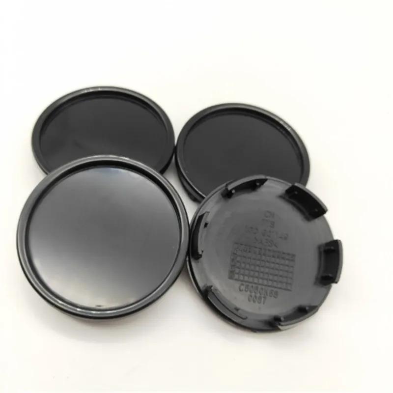 

4 шт.. Колпачки ступицы колеса, 58 мм / 51 мм, черные