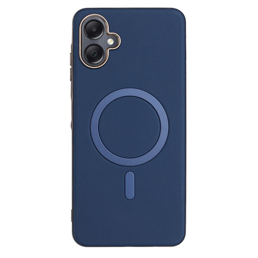 For Samsung Galaxy A06 5G/Galaxy A06 4G Case BINFEN COLOR BF40 Magnetic Case Electroplated PU + TPU Phone Back Cover