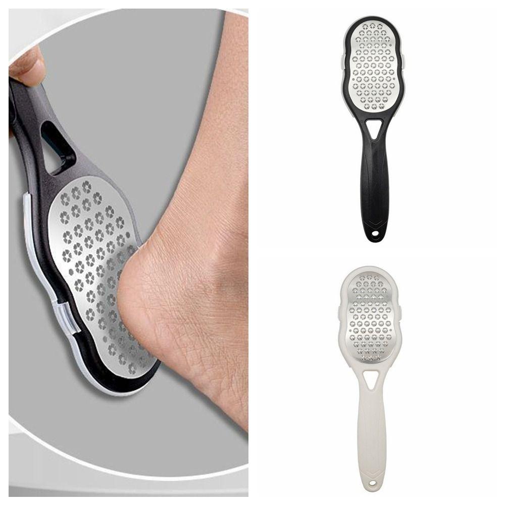 Double-sided Footplate Grinder Stainless Steel Callus Shave Remover Tool Peel Remover Dead Skin