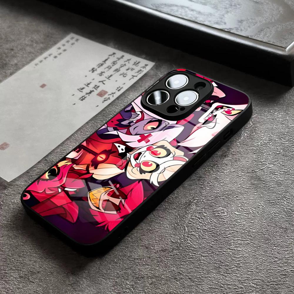 Hazbin Hotels Alastor Handyhülle Für IPhone 16 Pro Max 14 17 Air 12 15 11 13 Mini X XR XS Max SE Glasabdeckung