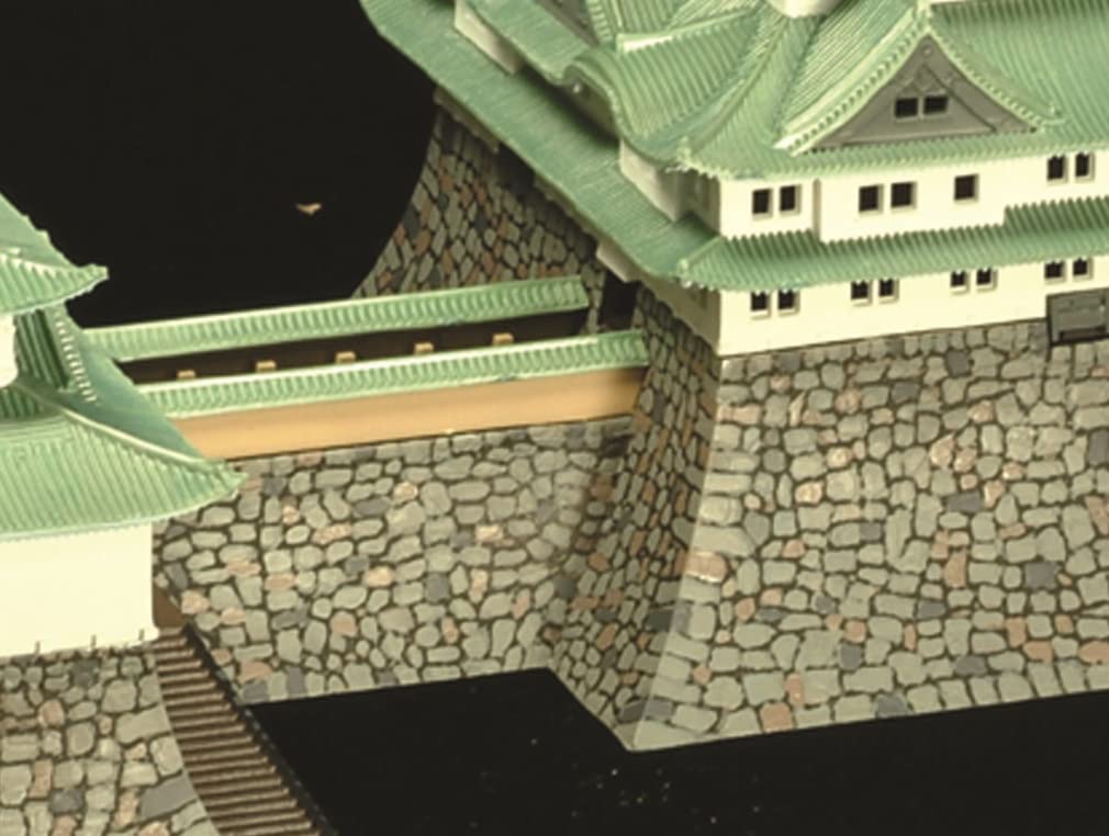 Doyusha 1/350 Japan's Famous Castles Standard Nagoya Castle Plastic Model S-23 Molded Color