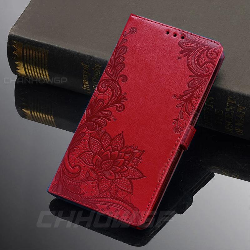 For Xiaomi Mi 11 Lite Case Embossing Lace Flower Wallet Leather Flip Book Cover For Xiaomi Mi 11 Lite 5G Mi11 Soft Silicone Phone Bags Cases Fundas