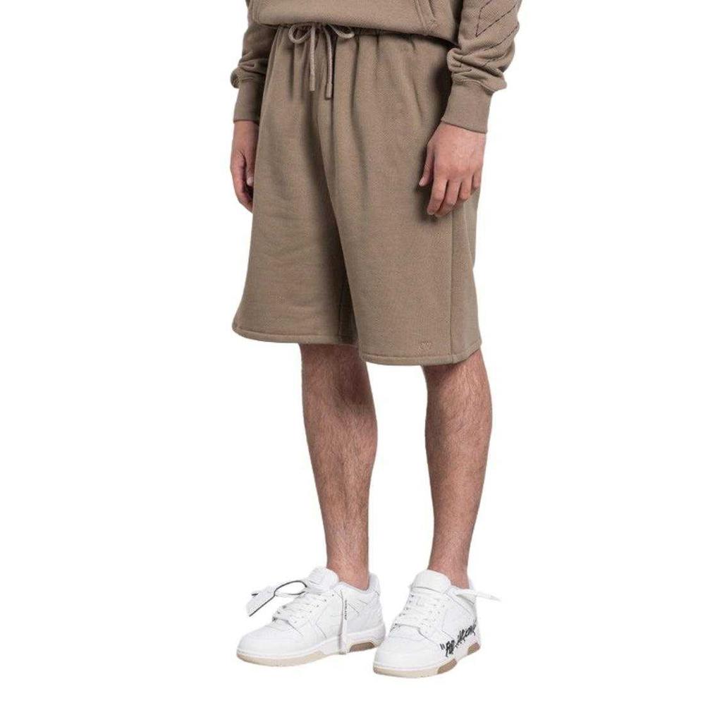 Off-White Unisex Adult Embroidered Sweat Shorts