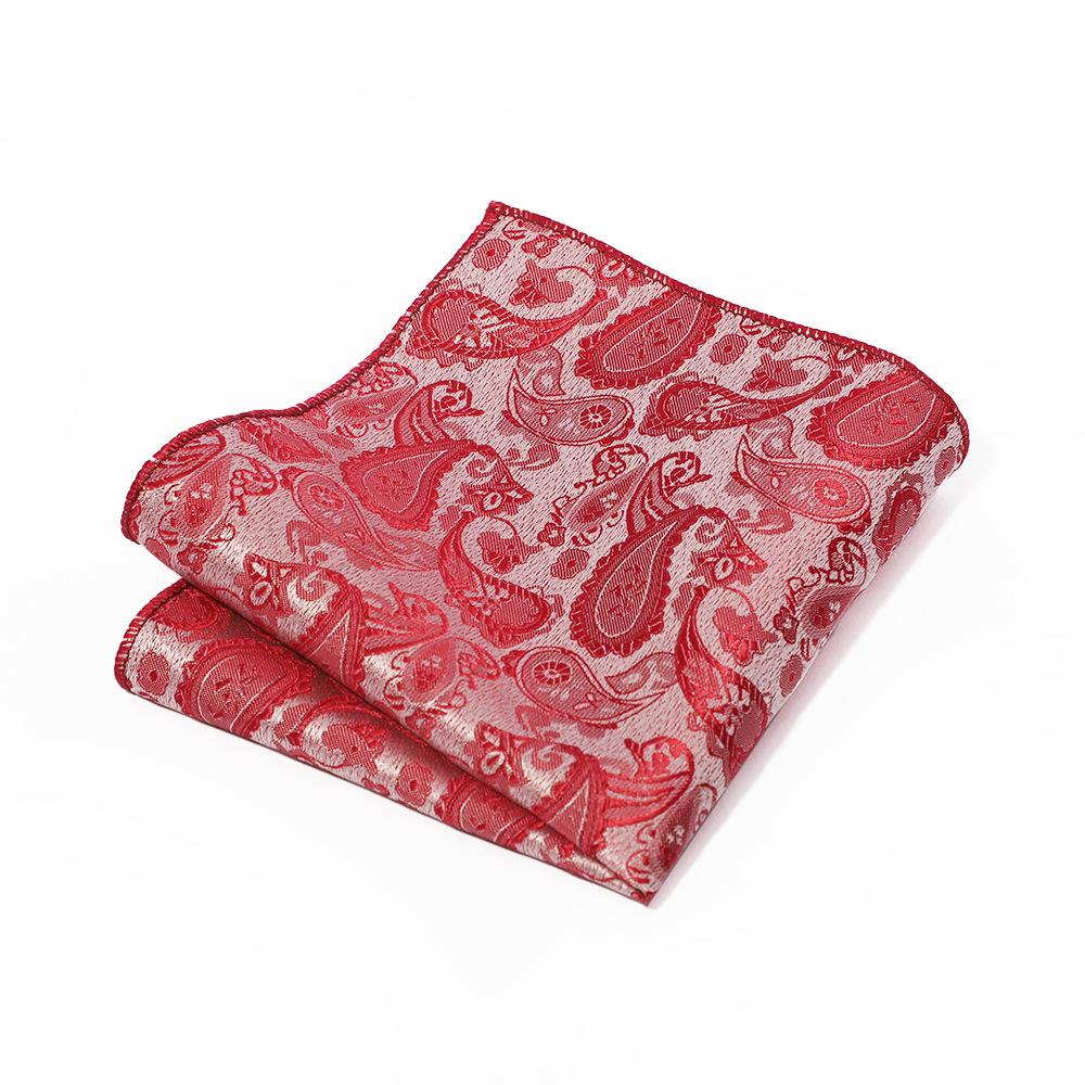 Herrficka i paisley-mönstrat polyester för affärs- eller fritidskostymer