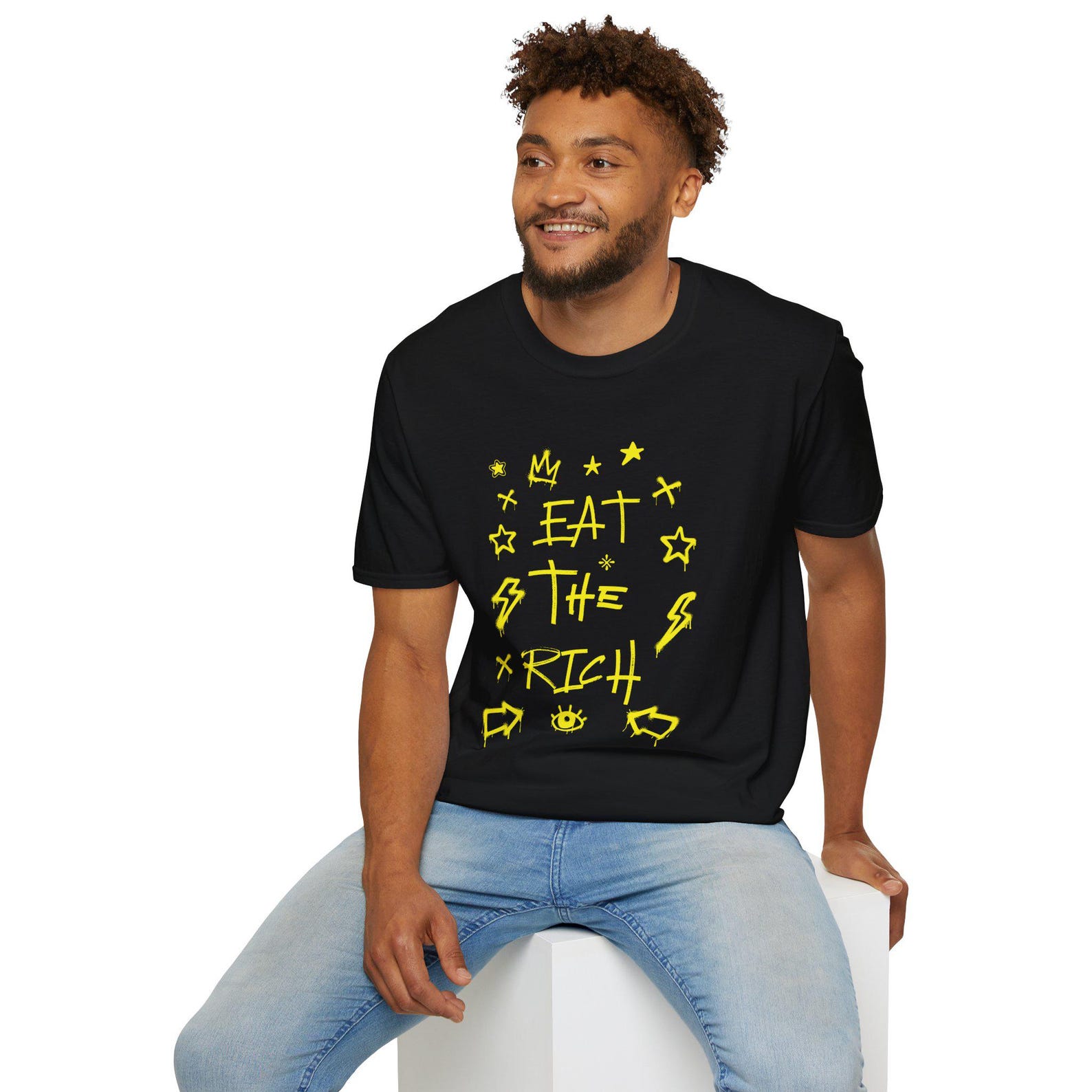 Eat The Rich graphic tee | Punk /Anachcy Tee, Unisex 3XL