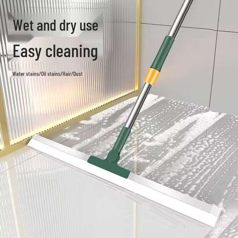 Extendable Magic Broom Silicone Squeegee for Floors and Glass