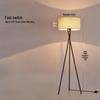 Modern LED Corner Floor Lamp with Remote Dimming