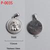 Retro Titanium Steel Cross Necklace Pendant - Stainless Steel DIY Jewelry Accessory, Fade-Resistant