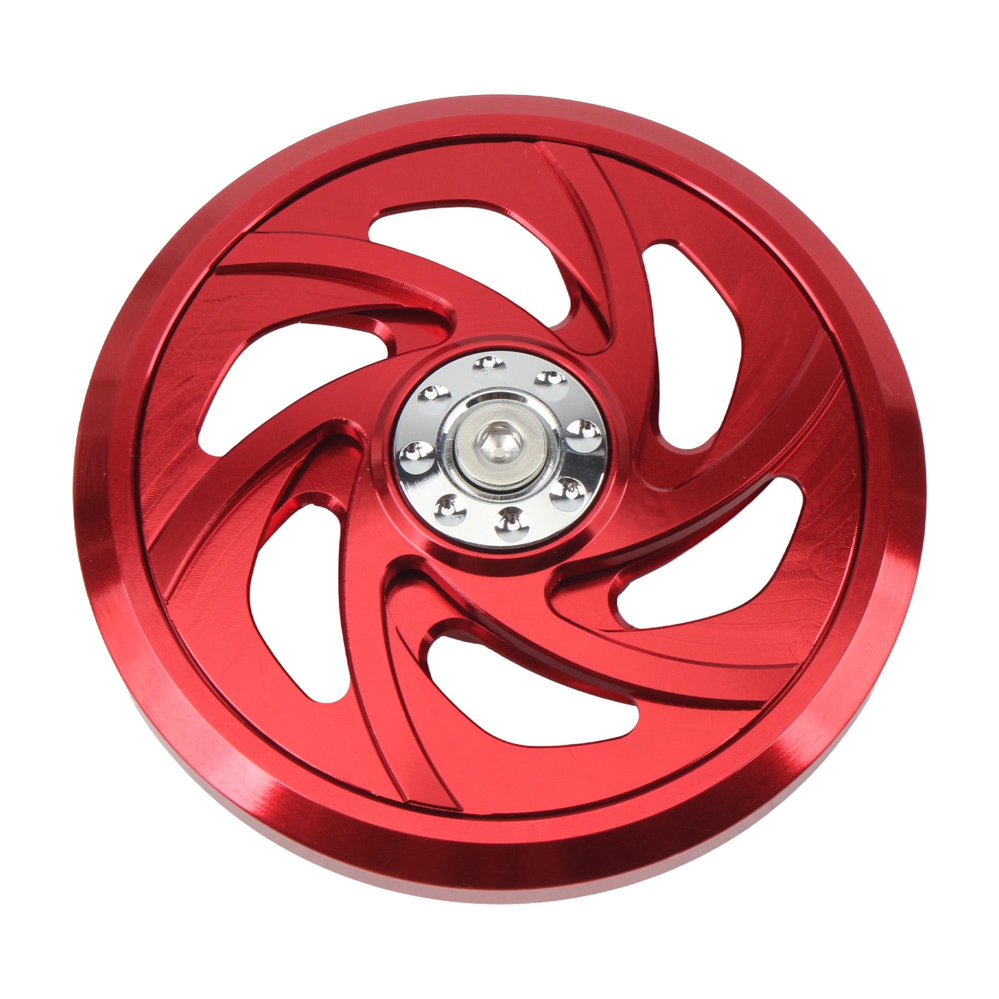 Motorcycle Scooter Cooling Fan Cover Air-cooled Engine CNC Aluminum Alloy Modification Parts красный
