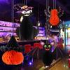 Pumpkin Lantern Halloween Decoration Children Diy Material Kit Hanging Paper Honeycomb Lantern Festival Atmosphere Handcrafts