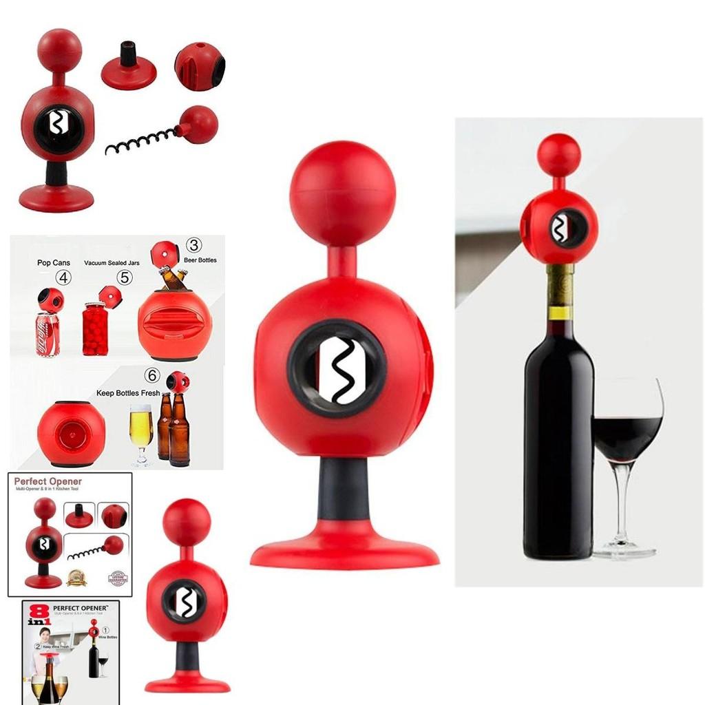 Multifunctionele Wijnopener voor Thuisgebruik met Kunststof Materiaal voor Rode en Oude Wijnflessen