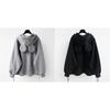 Mid Length Mickey Ear Hoodie Women's Casual Spring Autumn Longline Hooded Top
