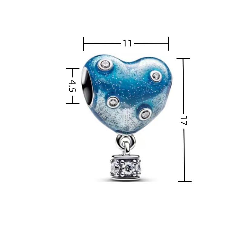 New Copper Black Green Blue Warm Love Charm Fit Diy Beads Fitfor Original Bracelets Necklaces Women'S Jewelry Accessories