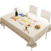 Cartoon Tablecloth Rectangular Dining Table Cloth Light Luxury High-End Tablecloth Coffee Table Cloth
