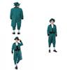 Grüne Fee Cosplay Kostüm für Herren Erwachsene Irisches Elfen-Outfit Oz Country