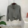C S In The Room oShu Cabled Half Zip Long Sleeve Knit 4Color
