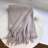 DUTRIEUX Winter Solid Brushed Warm Scarf