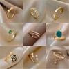 European and American Ins Style Open Ring Women's High-end Pearl Index Finger Ring Niche Design Hand Jewelry Wholesale