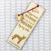 Cirneco dell'Etna - segnalibro cane, segnalibro personalizzato, gadget cane per lettori del marchio Art-Dog