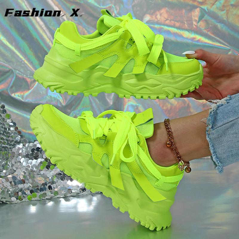 Adidași roz cu platformă pentru cuplu, pantofi cu talpă groasă, femei, bărbați, modă 2025, pantofi groși de lux, adidași de tenis slip-on, adidași casual de primăvară