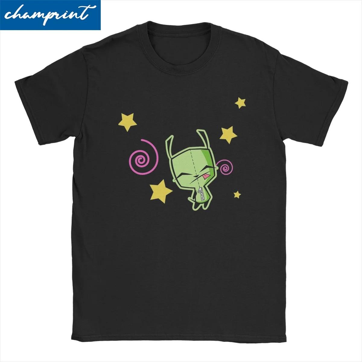 Invader Zim Gir Cartoon Graphic Tee Soft Cotton Crewneck TShirt Short Sleeve Casual Unisex S