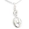 Les Trésors De Lily [J7969] - Silver 'Coffee Bean' Necklace