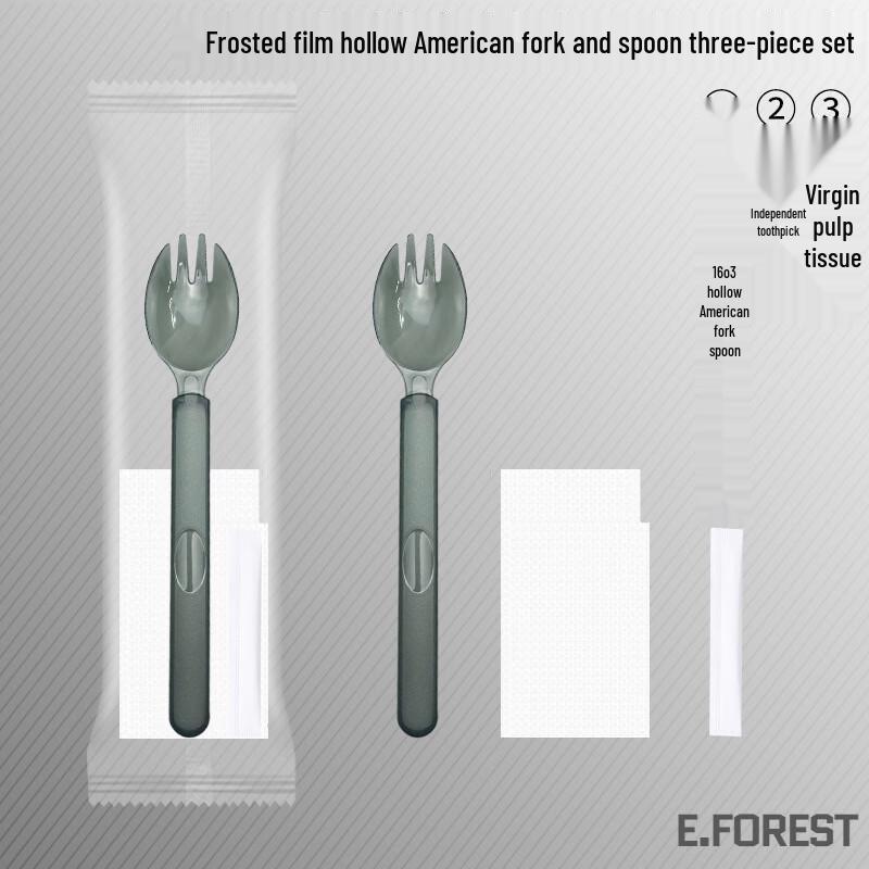 YiPan Commercial 4-in-1 Disposable Dining Set