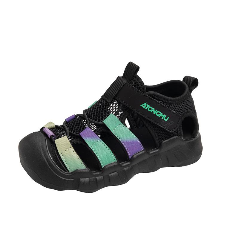 Boys Hollow Splicing Breathable Wear-resistant Summer Outdoor Children Wading Sports Hiking Shoes Bag Head Beach Shoes