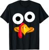 Turkey Face Thanksgiving Thanksgiving Turkey Face T-Shirt