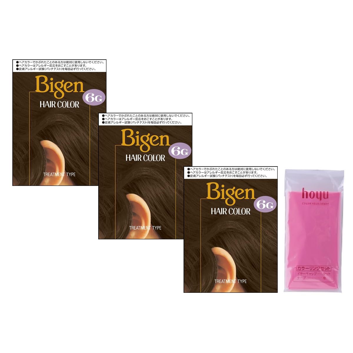 

Bigen Hair 6g bottles by Hoyu Color, (3 + bonus) [Quasi-drug]