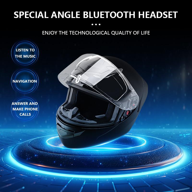New Flip Up Helmet Motorcycle Men's Crash Motorbike Protective Gear Women's Moto Visor Personality Locomotive Big Tail Helmets