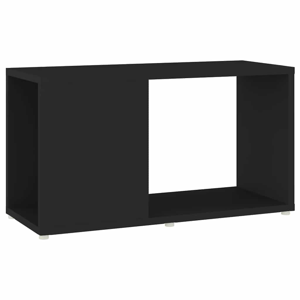 TV Stand Black 60 X 24 X 32 Cm Particleboard